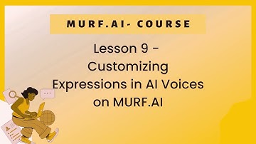 Customizing Expressions in AI Voices on MURF.AI