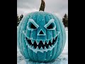 The ice 🧊 Pumpkins 🎃 #viral #halloween #best #news #newstatus #views #cool #scary #foryou #winter