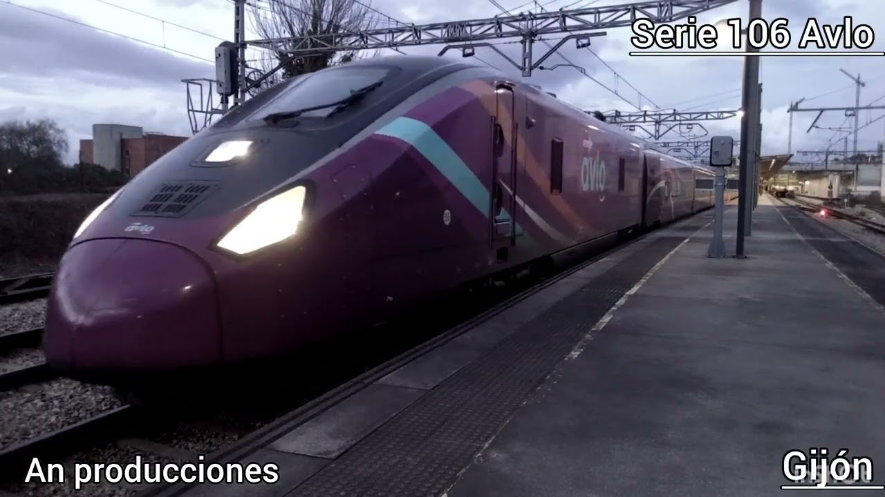 TRENES RENFE EN INVIERNO EL MES DE FEBRERO (SONIDO DIRECTO) 