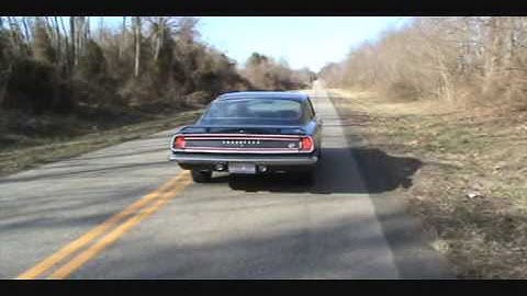 69 Cuda 340 burnout