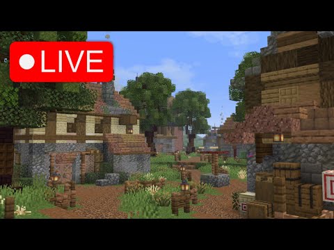 Building Some Village Houses in my Minecraft Forever World - YouTube