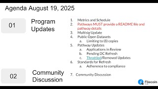 Filecoin Plus - 2025 August 19 Governance