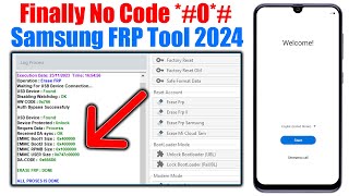 Finally-No *#0*# All Samsung Frp Bypass Android 13 New Security one 1 Click Frp Tool 2024