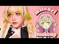 แต่งหน้าตามเสาหลักความรัก!! mitsuri kanroji makeup | Soundtiss