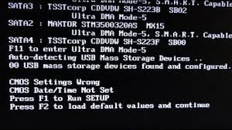 How do I fix CMOS date and time not set?