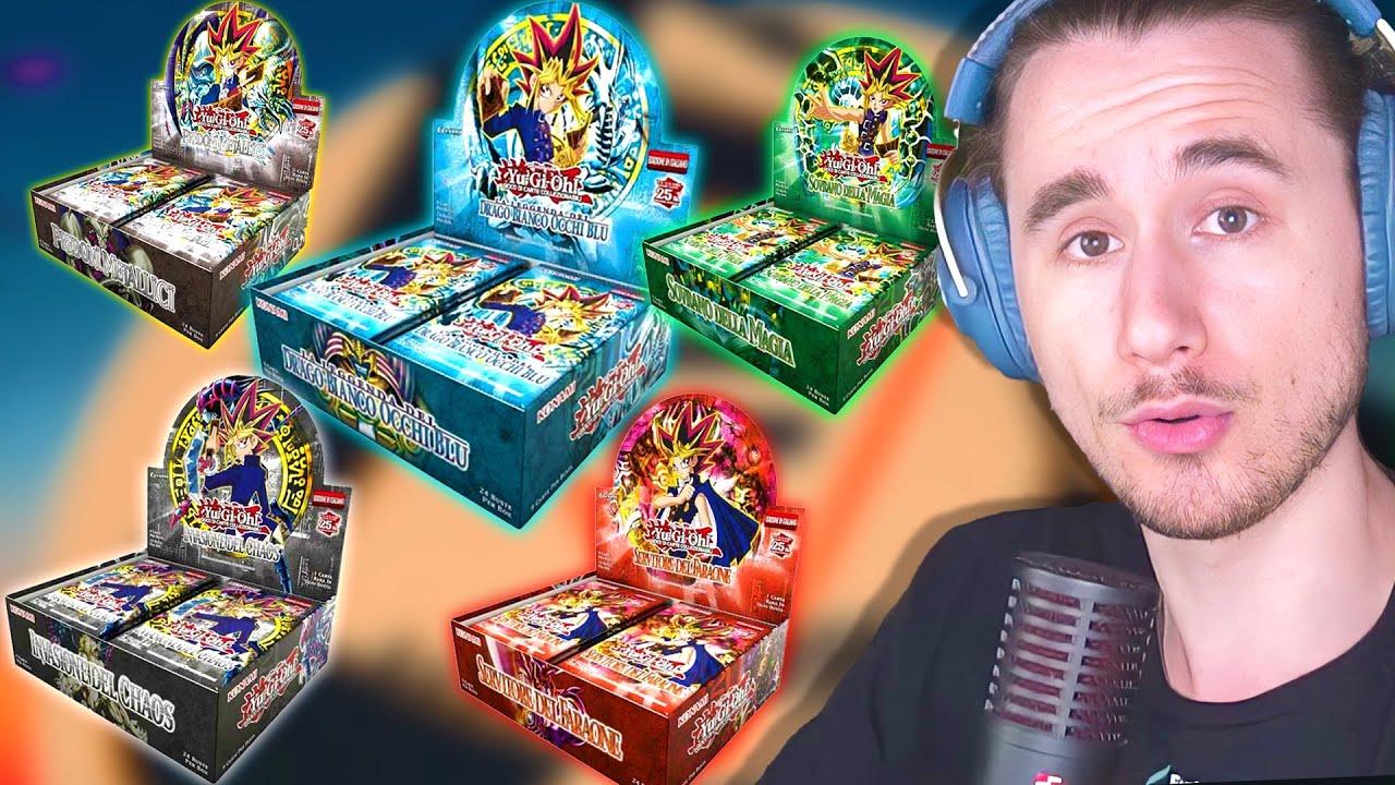 Apro TUTTI i Box del 25° ANNIVERSARIO di Yu-Gi-Oh!