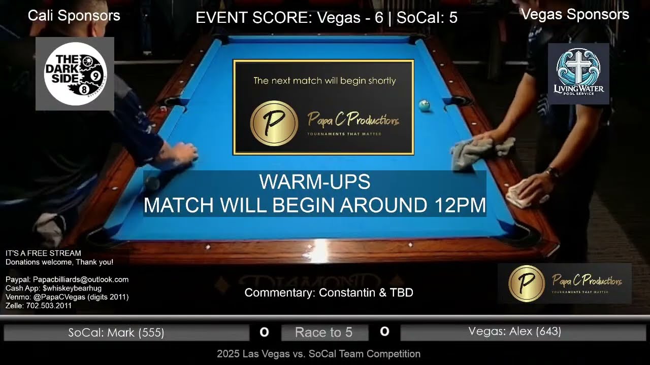 DAY 2: 2025 Las Vegas vs. California (SoCal) Team Competition