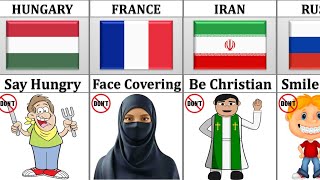 Never Do These Things in Different Countries