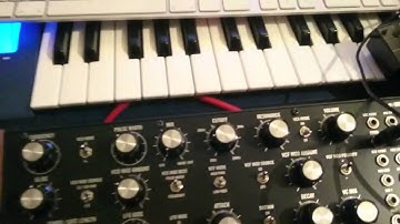 Moog Mother 32 - First taster with Analog Rytm + Volca Beats