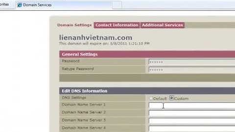 Hướng dẫn quản lý & trỏ Domain về hosting | FPTIDC.com.vn l Thue server FPT | Thue may chu FPT