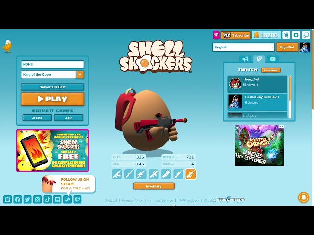 Shell Shockers Alternatives and Similar Games