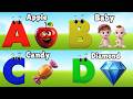 ABC Phonics Song - Toddler Learning Video Songs , A for Apple , Nursery Rhymes , Alphabet song