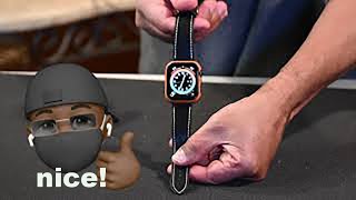 Review of NotoCity Apple Watch Case 40mm 44mm Leather Series SE/4/5/6 Screen Protector