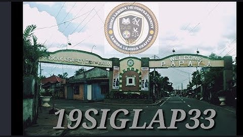 SIGMA LAMBDA PHI SIGLAP NG GENERAL TINIO N,E PRE-ANNIVERSARY PARADE😊✌