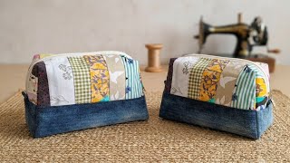Upcycling Scraps into a Dreamy Makeup Bag