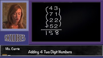 Adding 4 Two-Digit Numbers