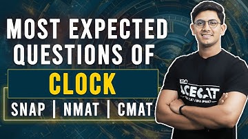 SNAP/NMAT/CMAT 2024 LR: Solving Most Expected Clock Questions with Arpit Sir