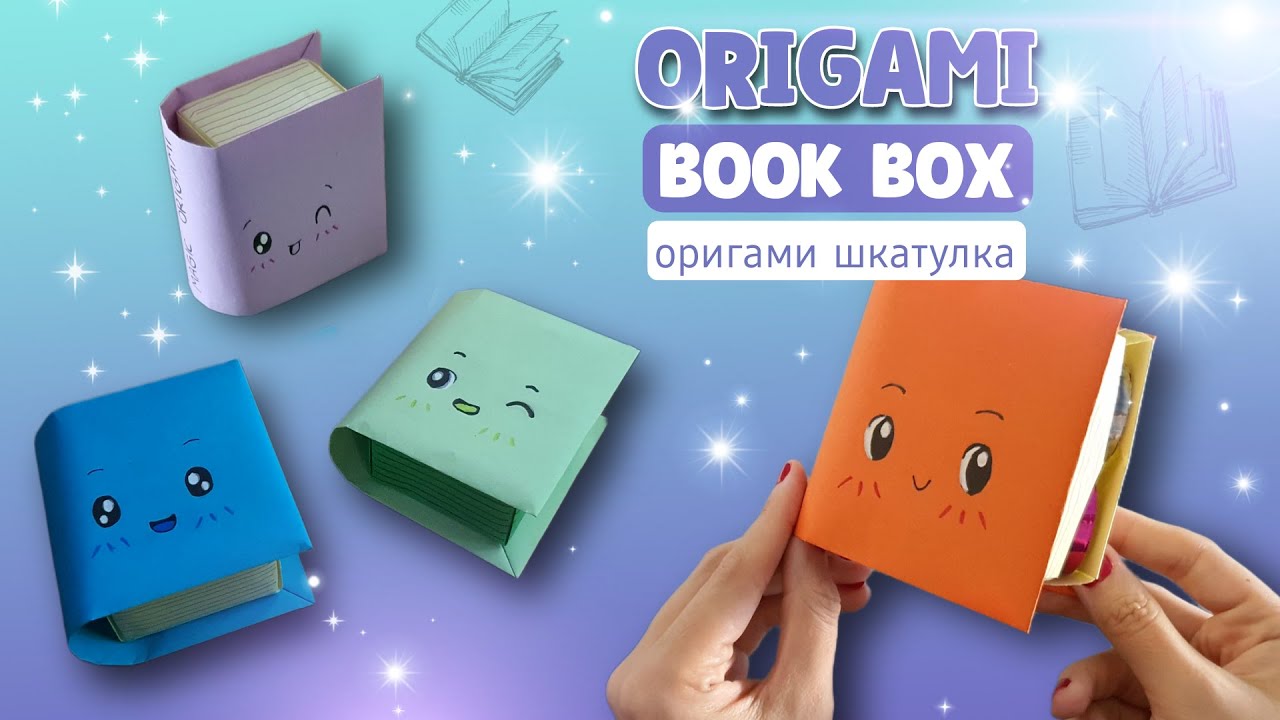 Amazing Origami Paper Book Box Tutorial How to make Paper Desk