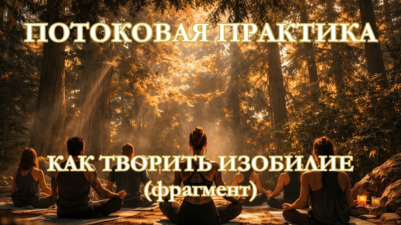 Как творить Изобилие! Фрагмент записи Потоковой практики 22.02