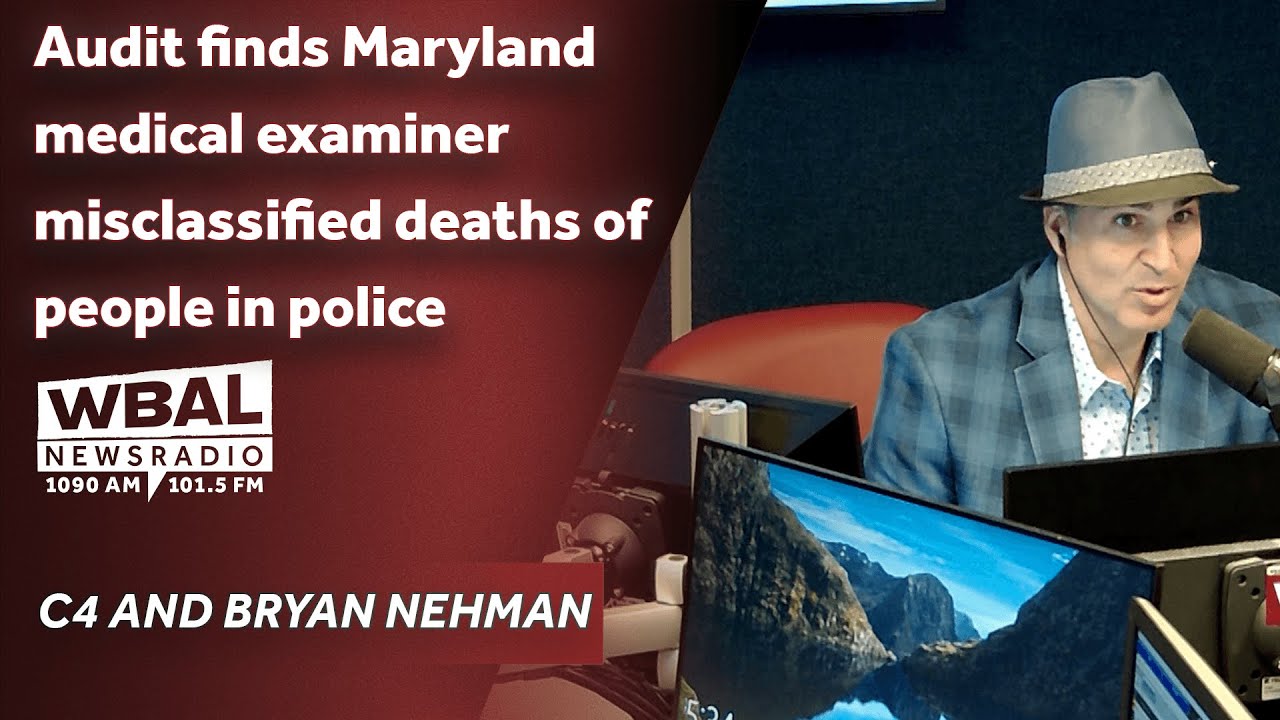 Audit finds Maryland medical examiner misclassified deaths of people in police restraint