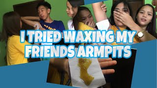 I Tried Waxing My Friends Armpits Fail??
