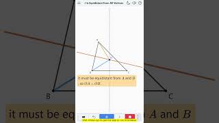 Circumcenter Proof -- driota.xyz/trikona -- from "Iotic Trikona" for Triangular Geometry #geometry