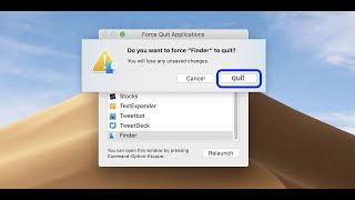 how to quit finder on Mac? (easy!)