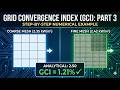 Grid Convergence Index (GCI) Part 3 Explained with Numerical Example