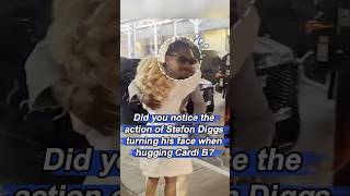 Did you notice the action of Stefon Diggs turning his face when hugging Cardi B? 3 details prove how