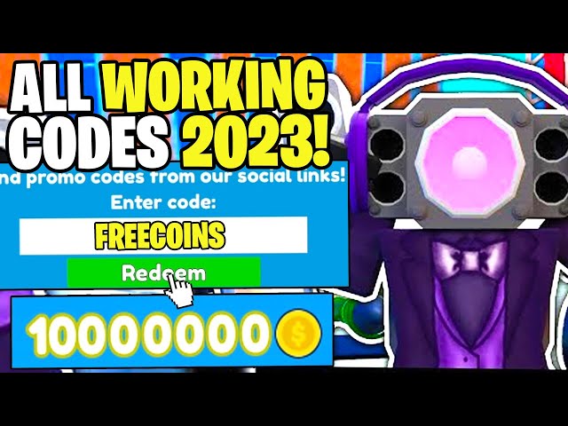 NEW* ALL WORKING CODES FOR TOILET TOWER DEFENSE SEPTEMBER 2023