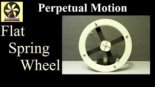 Perpetual motion machine, Flat spring engine  永久機関