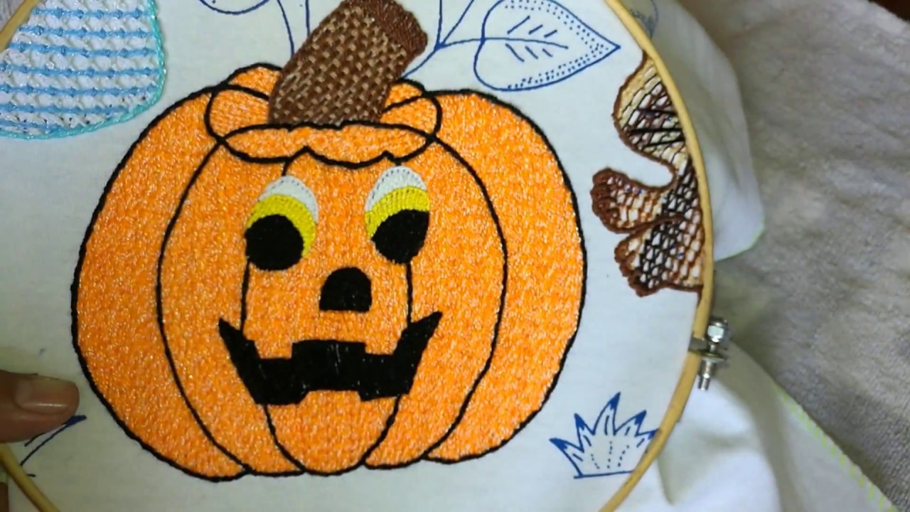 Bordar Calabaza facil 2