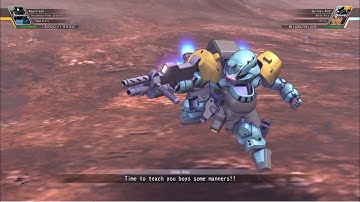 SD Gundam G Generation Cross Rays - Spinner Rodi ~Battle Animations~