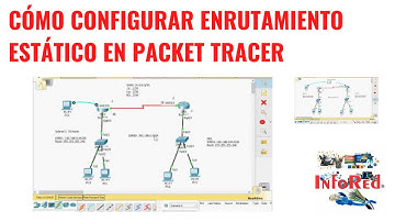 🌐 Cómo Configurar Enrutamiento Estático en Packet Tracer 📡