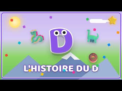 L'histoire du D 🐉 Une jolie aventure pour apprendre la lettre D