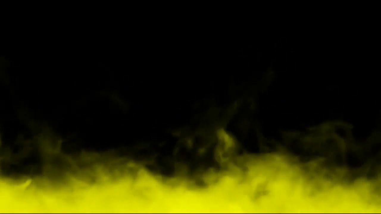Yellow Smoke Background Black Screen Kinemaster Template Background