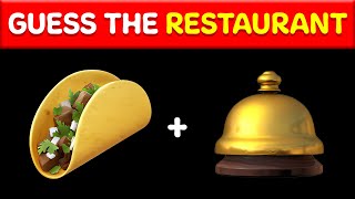Guess the Fast Food Restaurant by Emoji? 🍔🍕