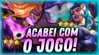 KAI'SA E ILLAOI 3 ESTRELAS DOMINANDO A PARTIDA! NEM PRECISEI FECHAR TUDO! | Teamfight Tactics