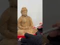 チャレンジ仏像彫刻4662「阿弥陀如来」byひとみＹ　　　How to Sculpting as a hobby by ouka in Japan