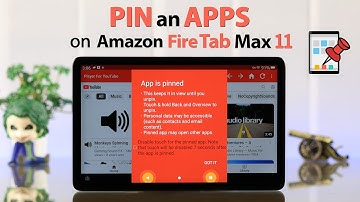 Amazon Fire Tab: How To Pin An Apps! [Lock Screen on One App]