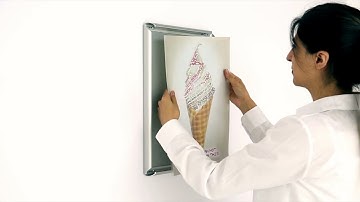 Secure Tamper Resistant Poster Snap Frames