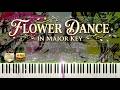 Flower Dance in Major Key Arr. by dylanf 🎹 Velvet Piano Cover &amp; [Sheet Music] 花之舞