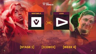Sentinels vs LOUD  VCT Americas Stage 1  W4D1  Map 2