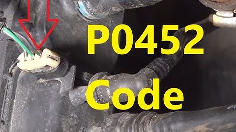 Causes and Fixes P0452 Code: Evaporative Control System Pressure Sensor Low Input