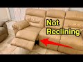 How to fix reclining chair or sofa