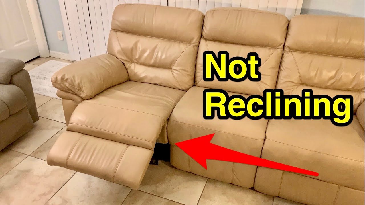 How To Fix Reclining Chair Or Sofa