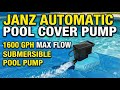 JANZ Pool Cover Pump - empty your pool or rain