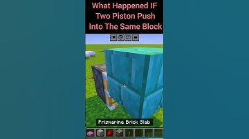 What Happened IF Two Piston Push Into The Same Block
