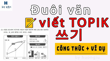 [TOPIK 쓰기] Đuôi văn viết trong TOPIK | Công thức | Ví dụ