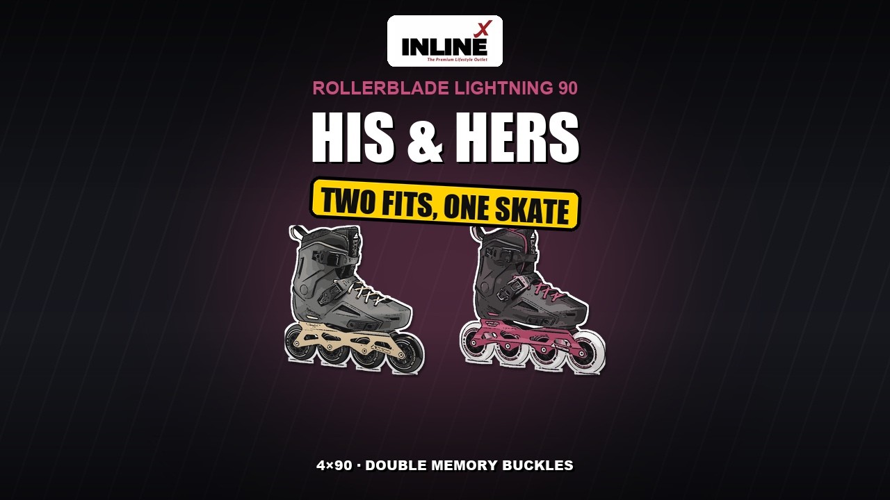 Rollerblade Lightning 90 — His & Hers, Same Lightning